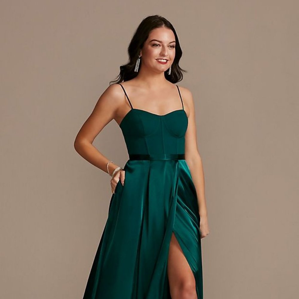 David’s Bridal (Galina Signature) Corset Bridesmaid Dress